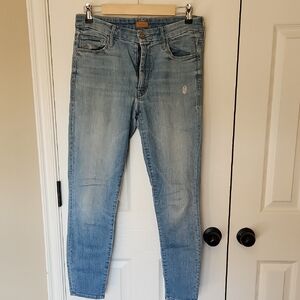 MOTHER Women's Light Blue Skinny Jeans